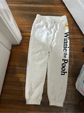 Winnie the Pooh Cream Graphic Joggers by Disney